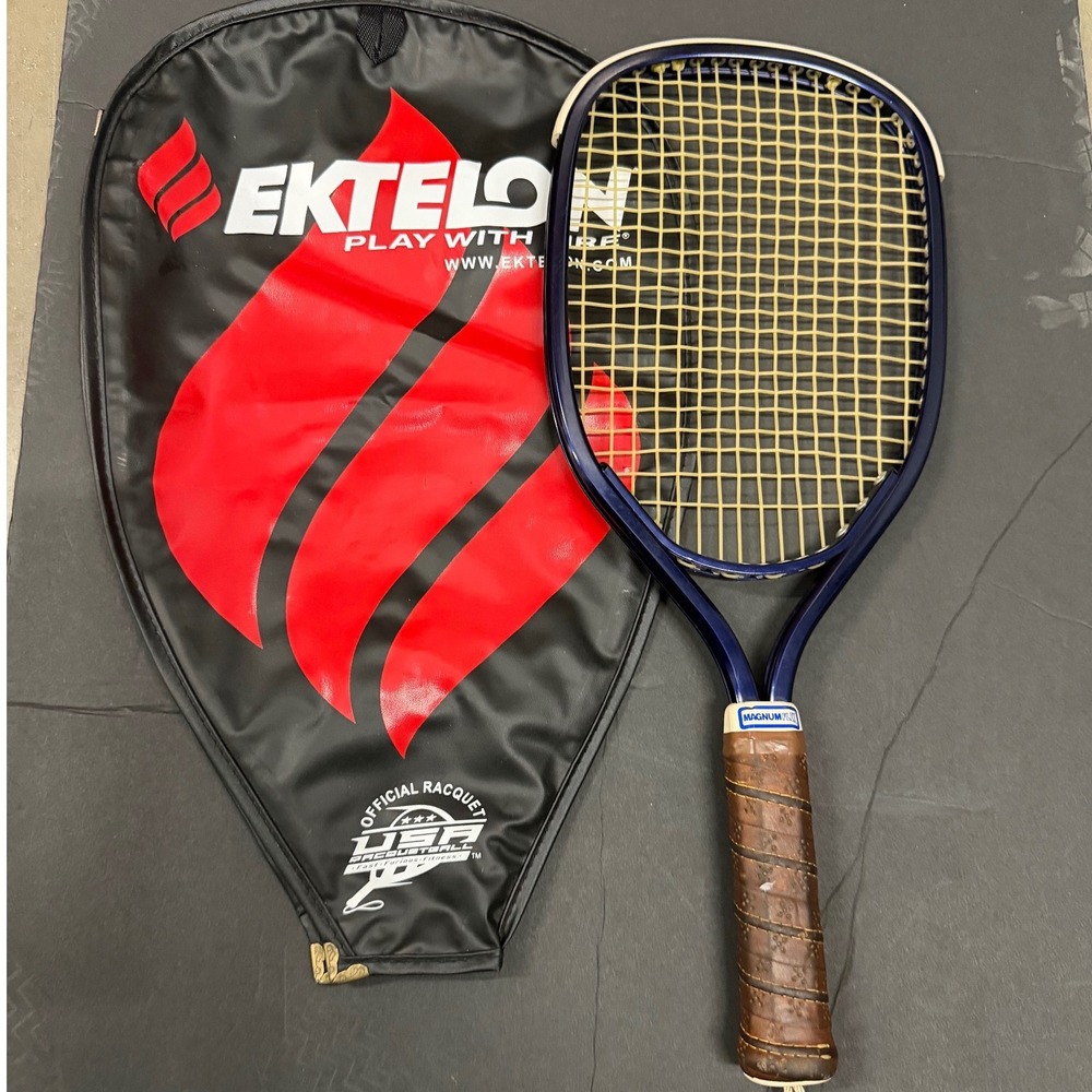Ektelon Magnum Flex Racquetball Racquet Blue X-Small Grip with Padded Cover